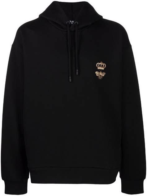 dolce gabbana crown sweatshirt|farfetch dolce and gabbana hoodie.